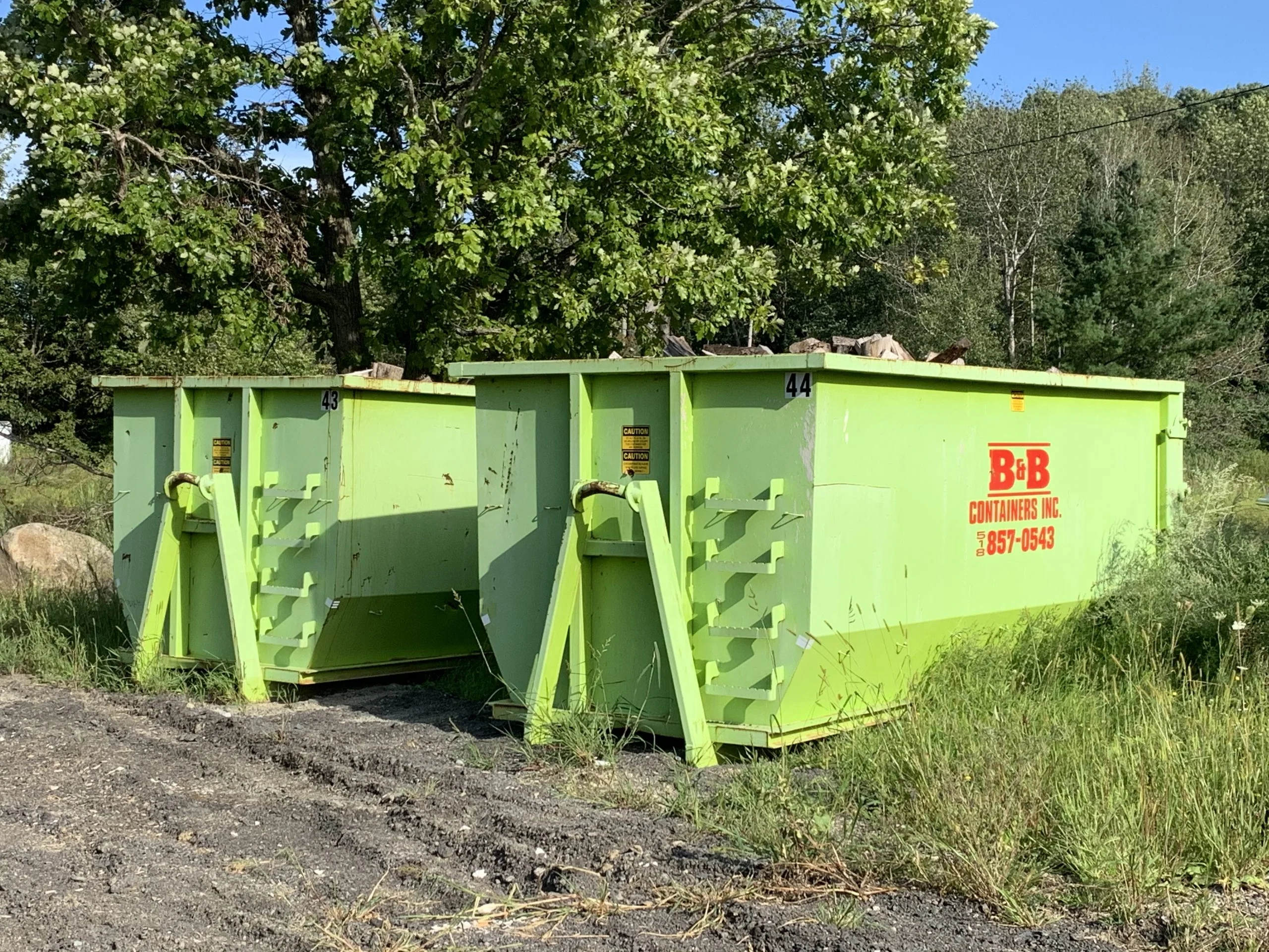 Dumpster Rentals - B&B Containers Inc.